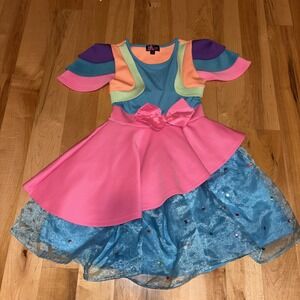 JoJo Siwa Singer JoJo's Closet Neon Pink Blue Purple Dress Costume Size 6/6x